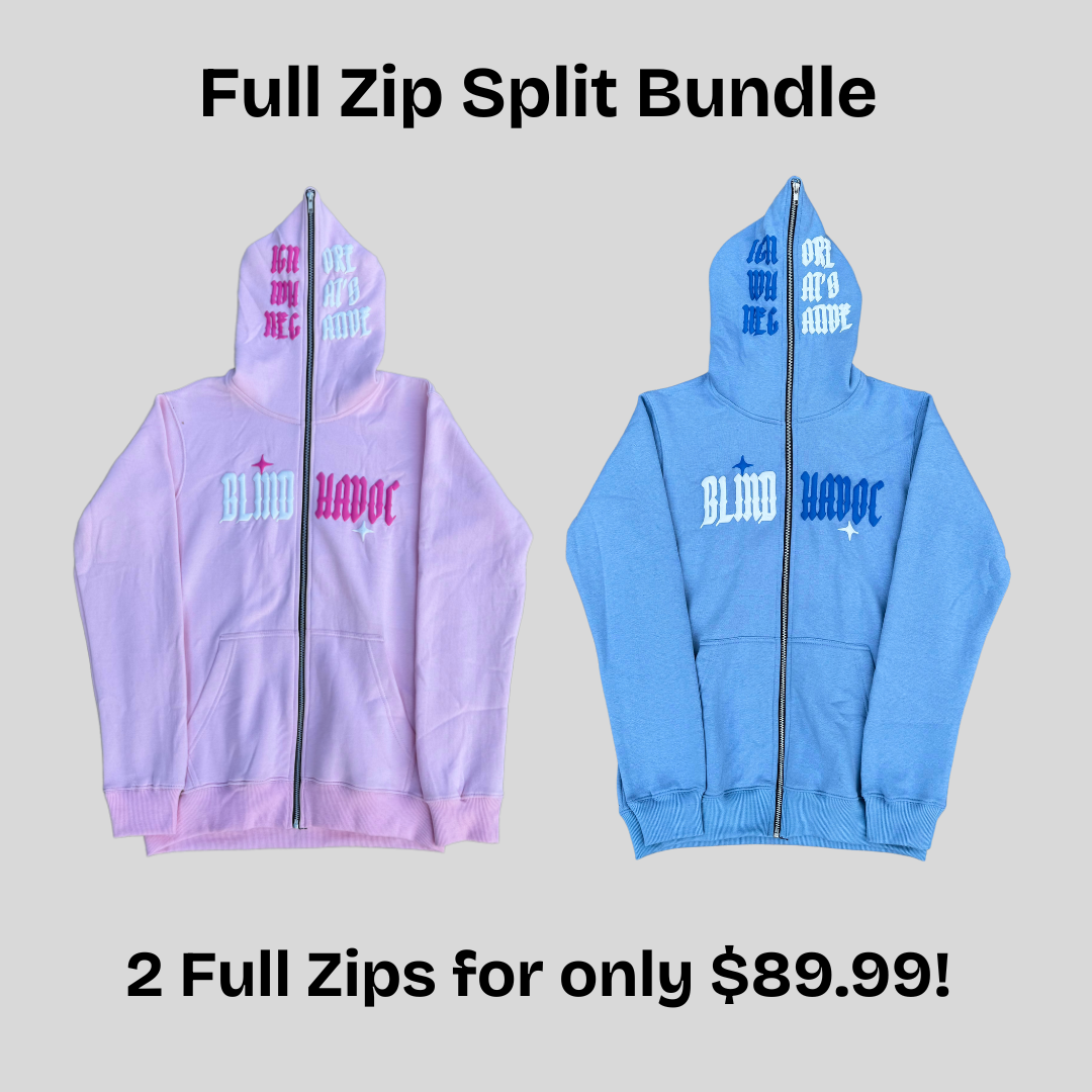 2 Full Zip Bundle "Split"